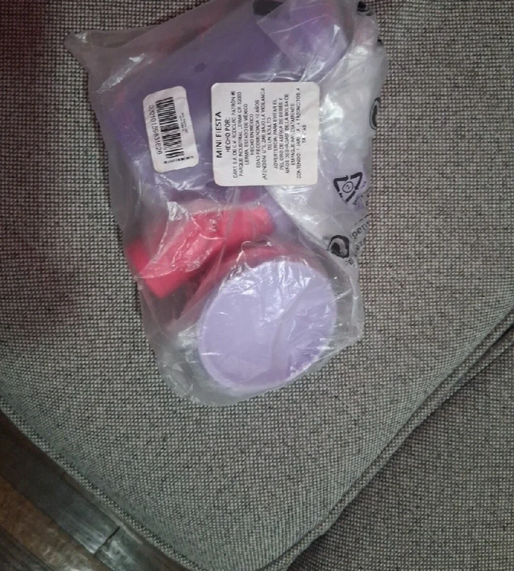 Tupperware Mini Fiesta Pink & Lavender Party Bowl and Mug Set  New